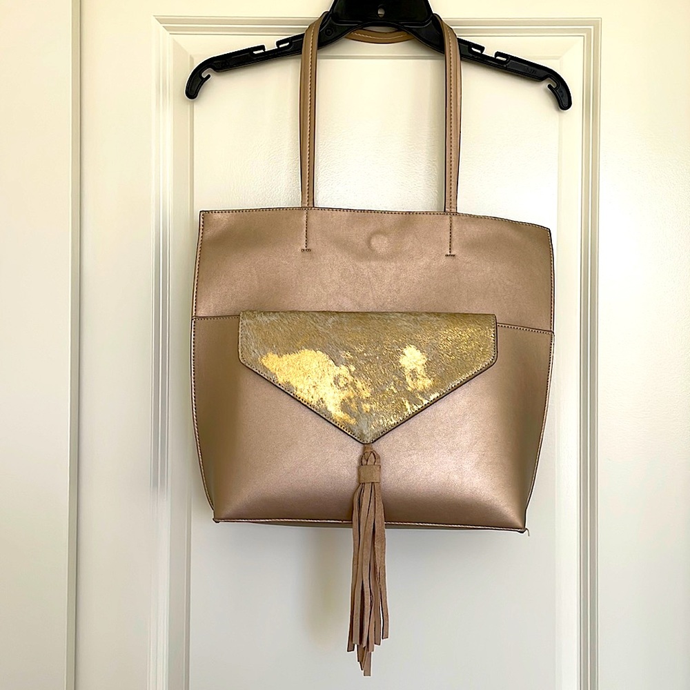 Anthropologie Tote & Clutch Set